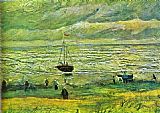 Vincent van Gogh Seashore at Scheveningen painting